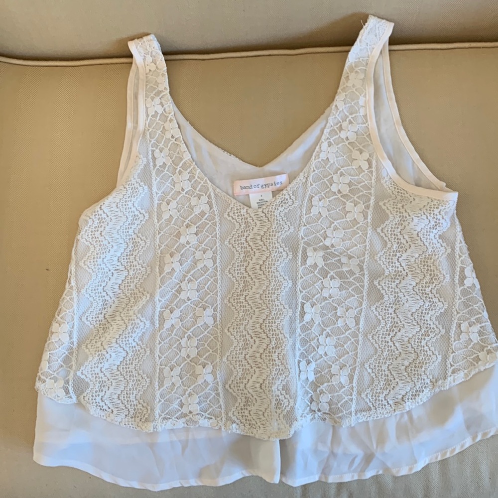 Size small lace tank top